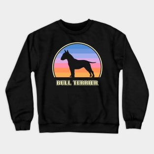 Bull Terrier Vintage Sunset Dog Crewneck Sweatshirt